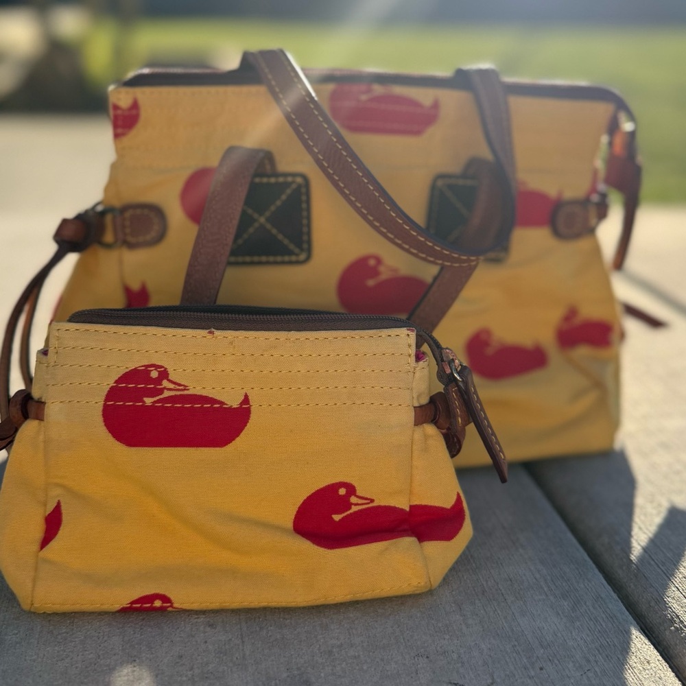 Dooney & Bourke signature Duck Logo Satchel